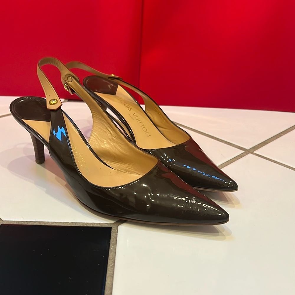 Vintage Louis Vuitton Patent Leather Heels